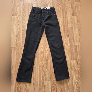Levi's Girl's Black Straight Jeans